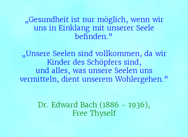 Dr. Bach, Zitat